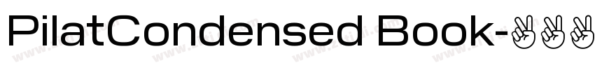 PilatCondensed Book字体转换